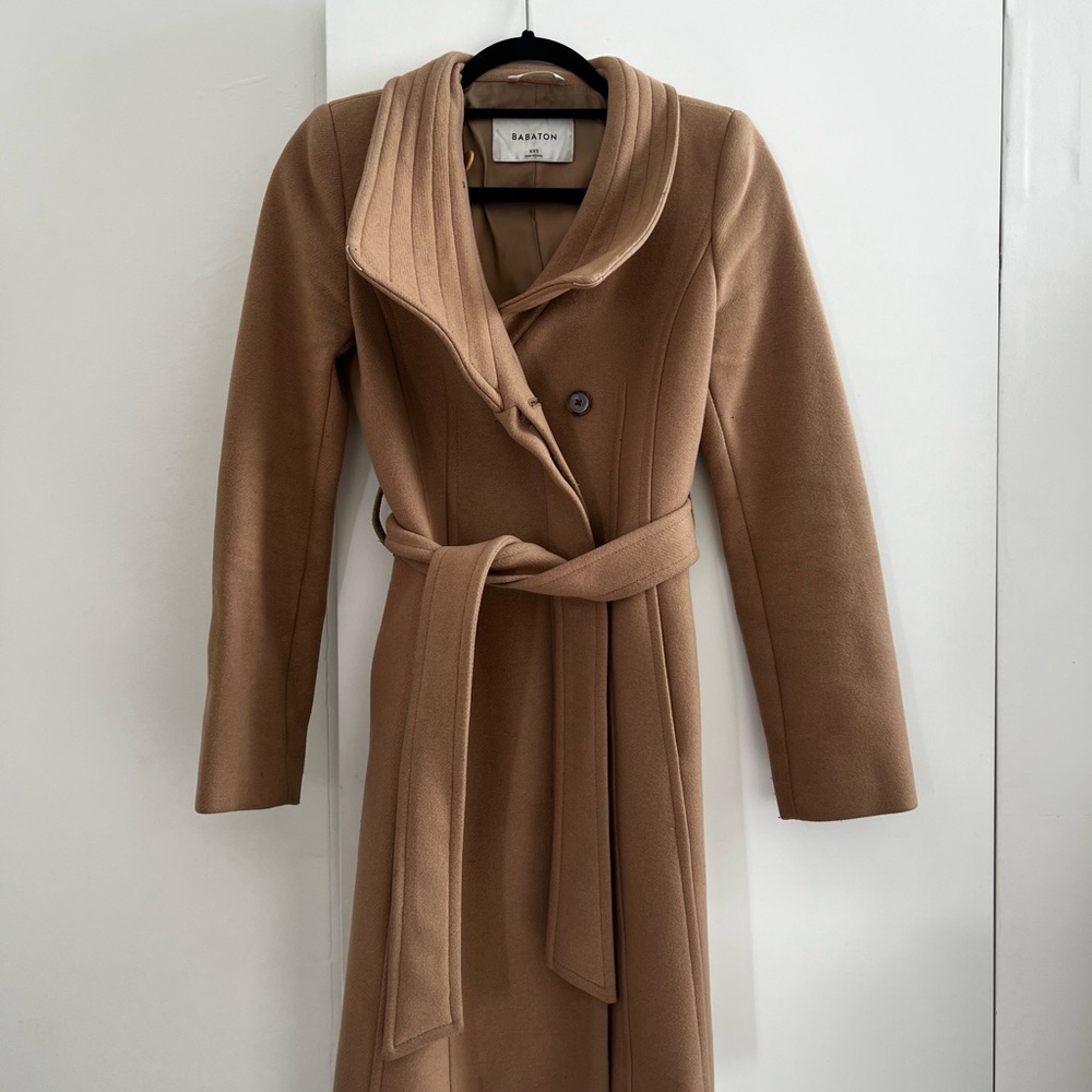 Banana Republic Tan Wool Coat